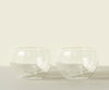 Twin Cloud Glass Chawan Set