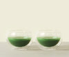 Twin Cloud Glass Chawan Set